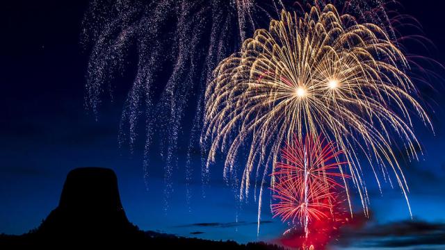Devils Tower KOA Fireworks