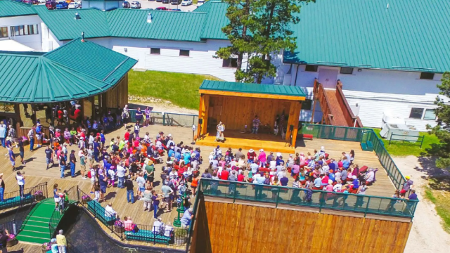 Deck at Crazy Horse
