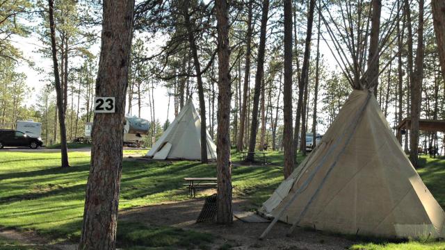 Camp in South Dakota