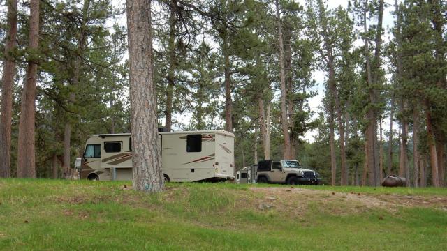 Camp in South Dakota