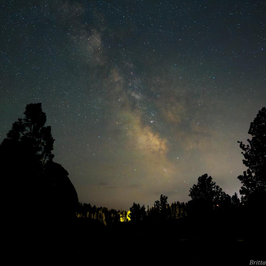 Milky Way over Sylvan Lake