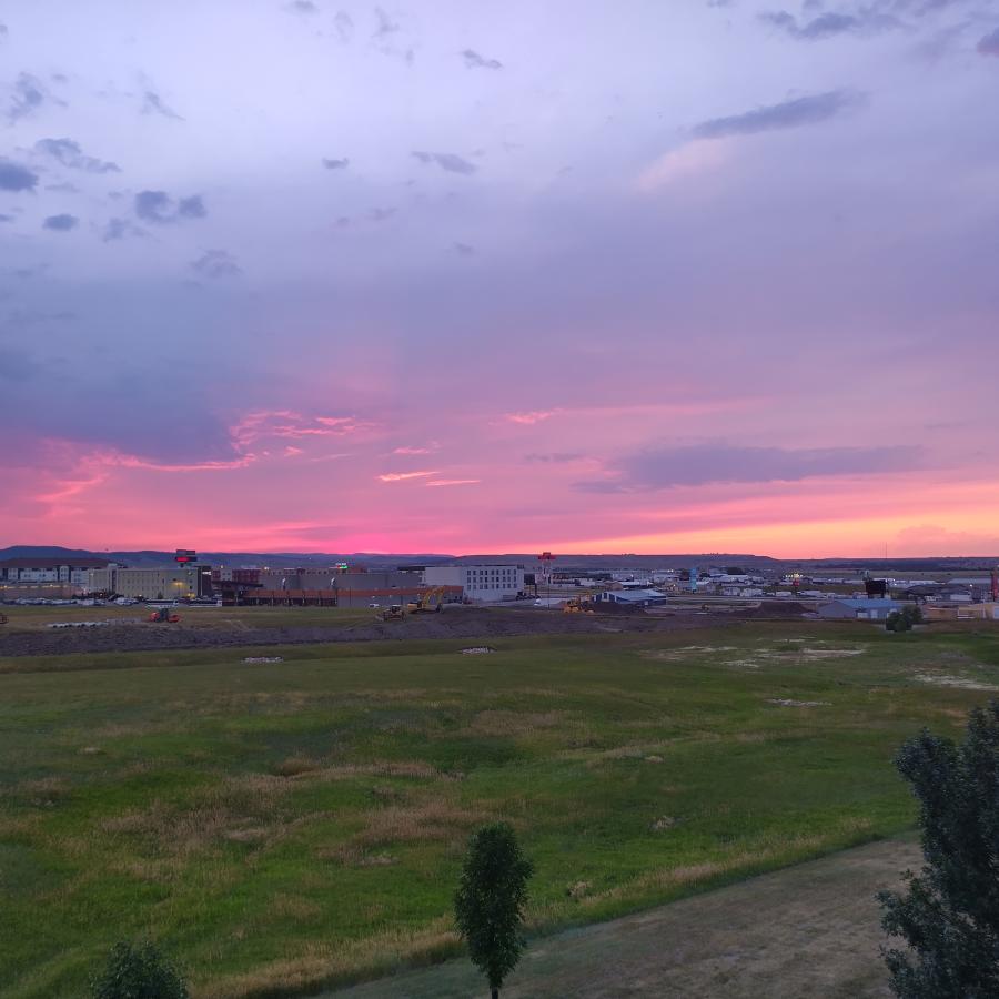 Last night's sunset